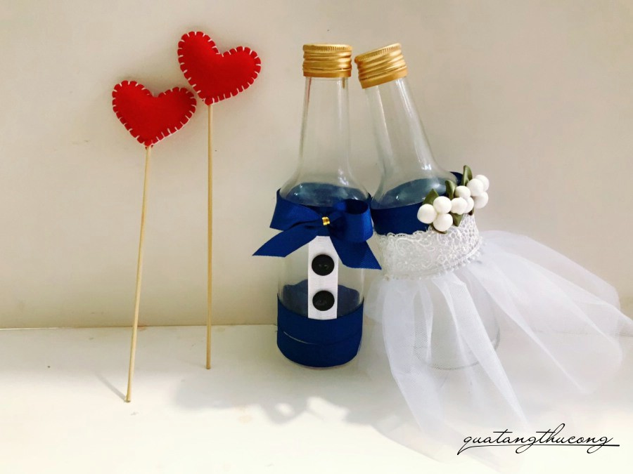 Combo bình cô dâu & chú rể - Model 5